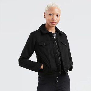 Levi's Original Sherpa Trucker Jacket (Black)